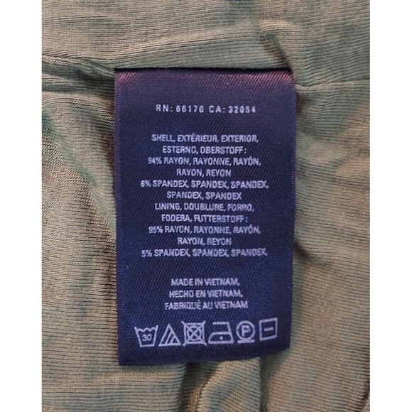 Ett Twa by Anthropologie Coreyell Turtleneck Jersey Dress Size Medium Green - Picture 10 of 14